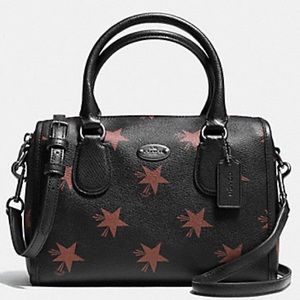 Coach Mini Bennett Crossbody Star Canyon Coated Canvas Handbag